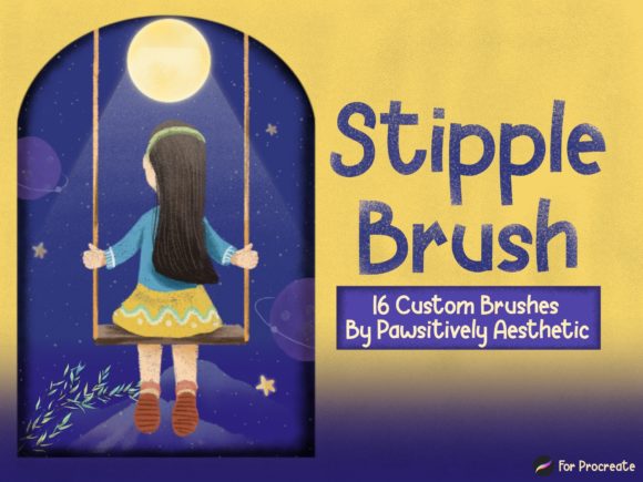Download Stipple Brush Set for Procreate - Brush set Collection