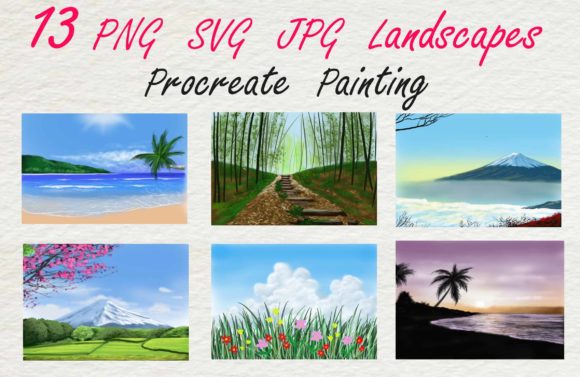 Download Procreate Landscape Painting - Procreate landscape Collection