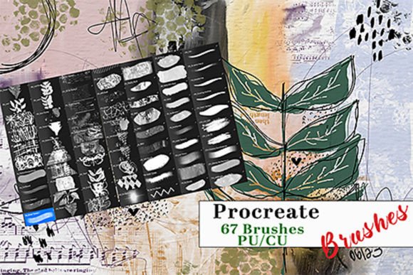 Download Mixed Media Set 2 Procreate Brush Set - Brush set Collection
