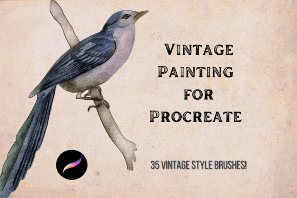 Download Vintage Painting Brushes for Procreate - Vintage Collection