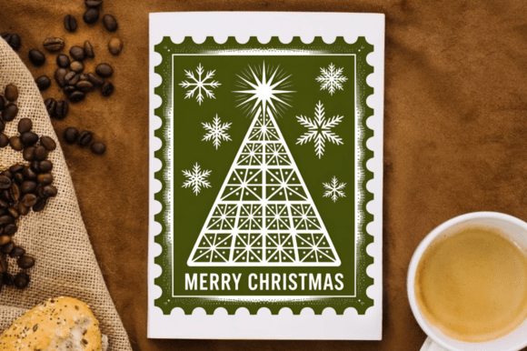 Download Vintage Christmas Stamps Clipart PNG Des - Vintage Collection