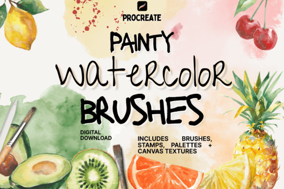 Download Watercolor Procreate Brush Set - Brush set Collection
