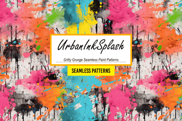 Download UrbanInkSplash - Gritty Grunge Paint Art - Gritty Collection