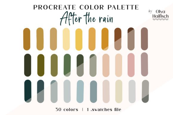 Download Natural Vintage Procreate Color Palette - Vintage Collection