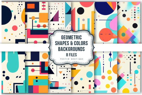 Download Geometric Shapes &amp; Colors Backgrounds - Premium Resources