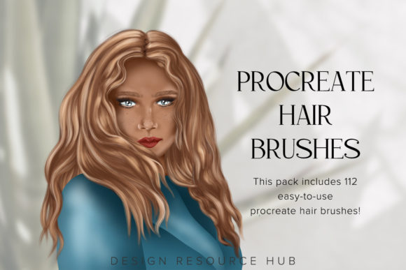 Download Procreate Hair Brush Set - Brush set Collection