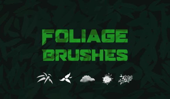Download Anime Foliage Photoshop Brush Set - Brush set Collection