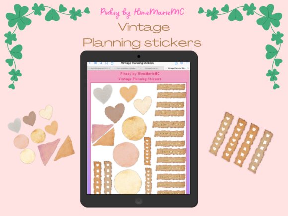 Download Digital Planning Stickers | Vintage - Vintage Collection