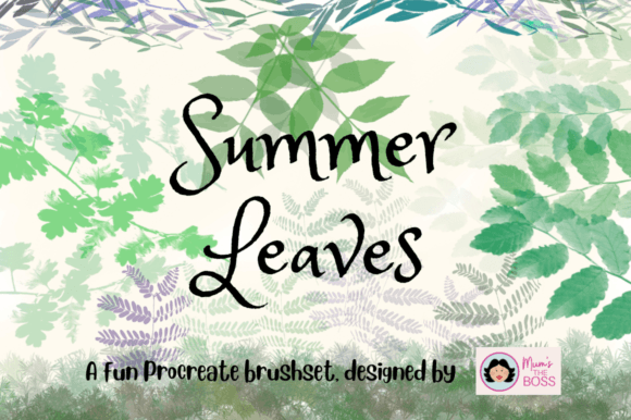 Download Summer Leaves Procreate Brush Set - Brush set Collection