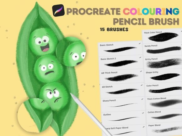 Download Procreate Pencil Brush Set - Brush set Collection